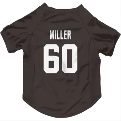 Cleveland Browns Izavion Miller Brown Pet Jersey for Dog & Cat