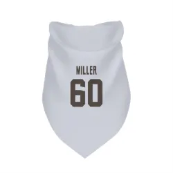 Cleveland Browns Izavion Miller White Pet Bandana for Dog & Cat