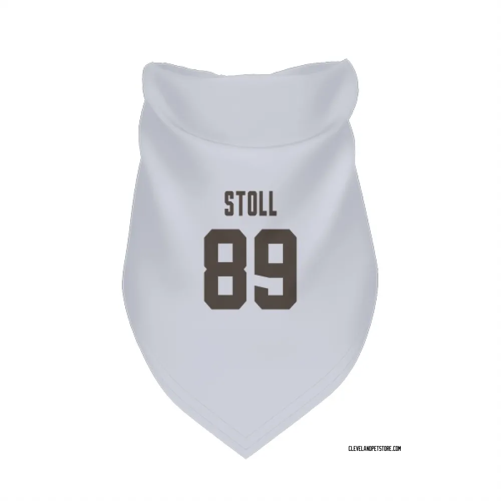 Cleveland Browns Jack Stoll White Pet Bandana for Dog & Cat