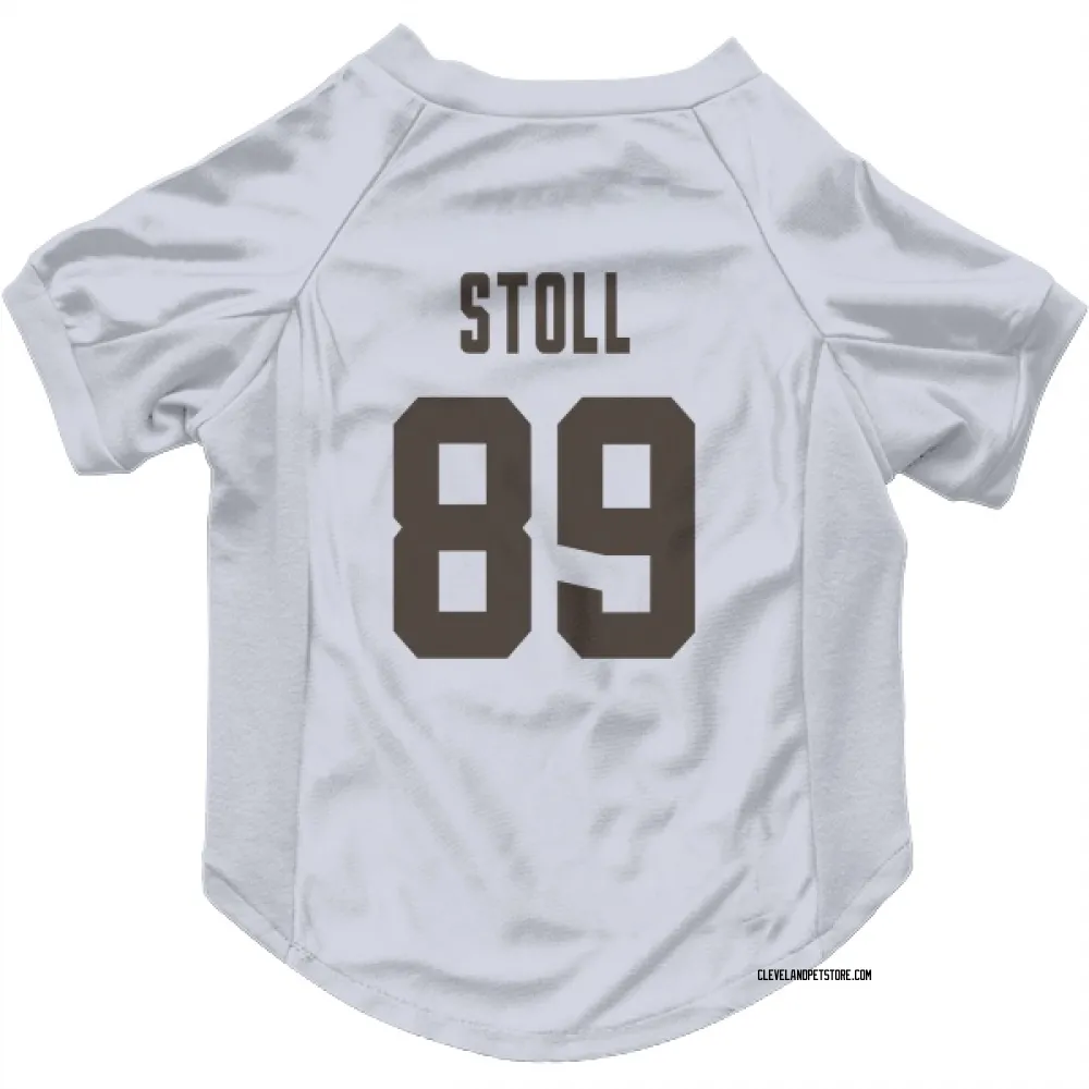 Cleveland Browns Jack Stoll White Pet Jersey for Dog & Cat