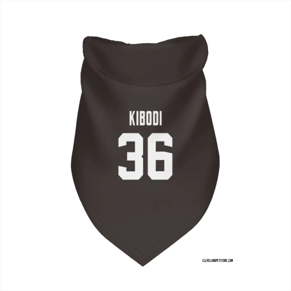 Cleveland Browns Jacob Kibodi Brown Pet Bandana for Dog & Cat