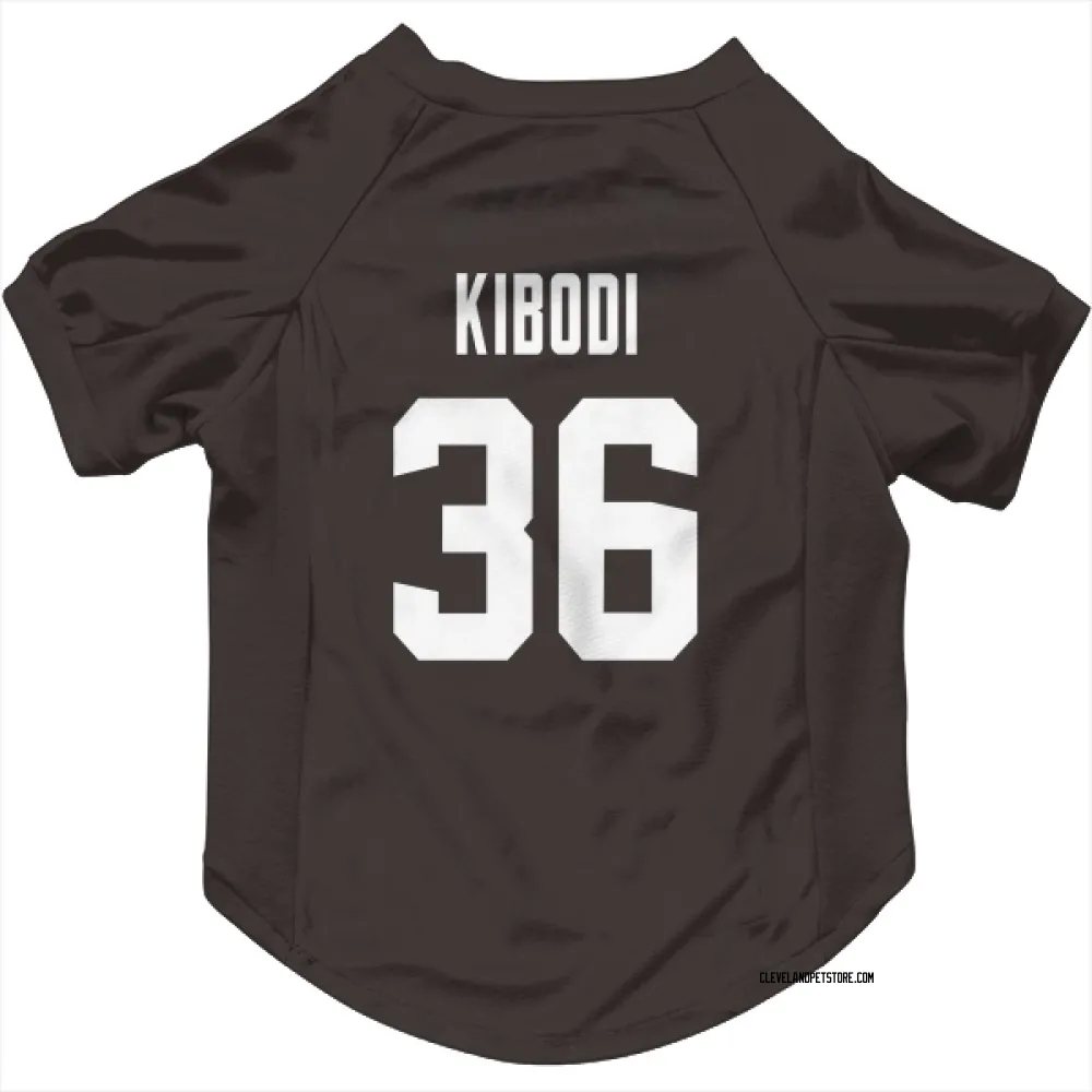 Cleveland Browns Jacob Kibodi Brown Pet Jersey for Dog & Cat