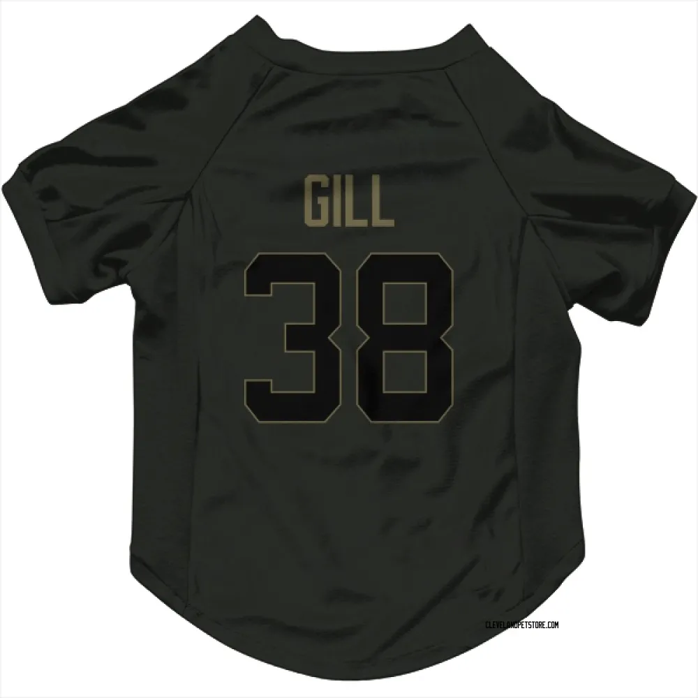Cleveland Browns Jaelen Gill Black Service Pet Jersey for Dog & Cat