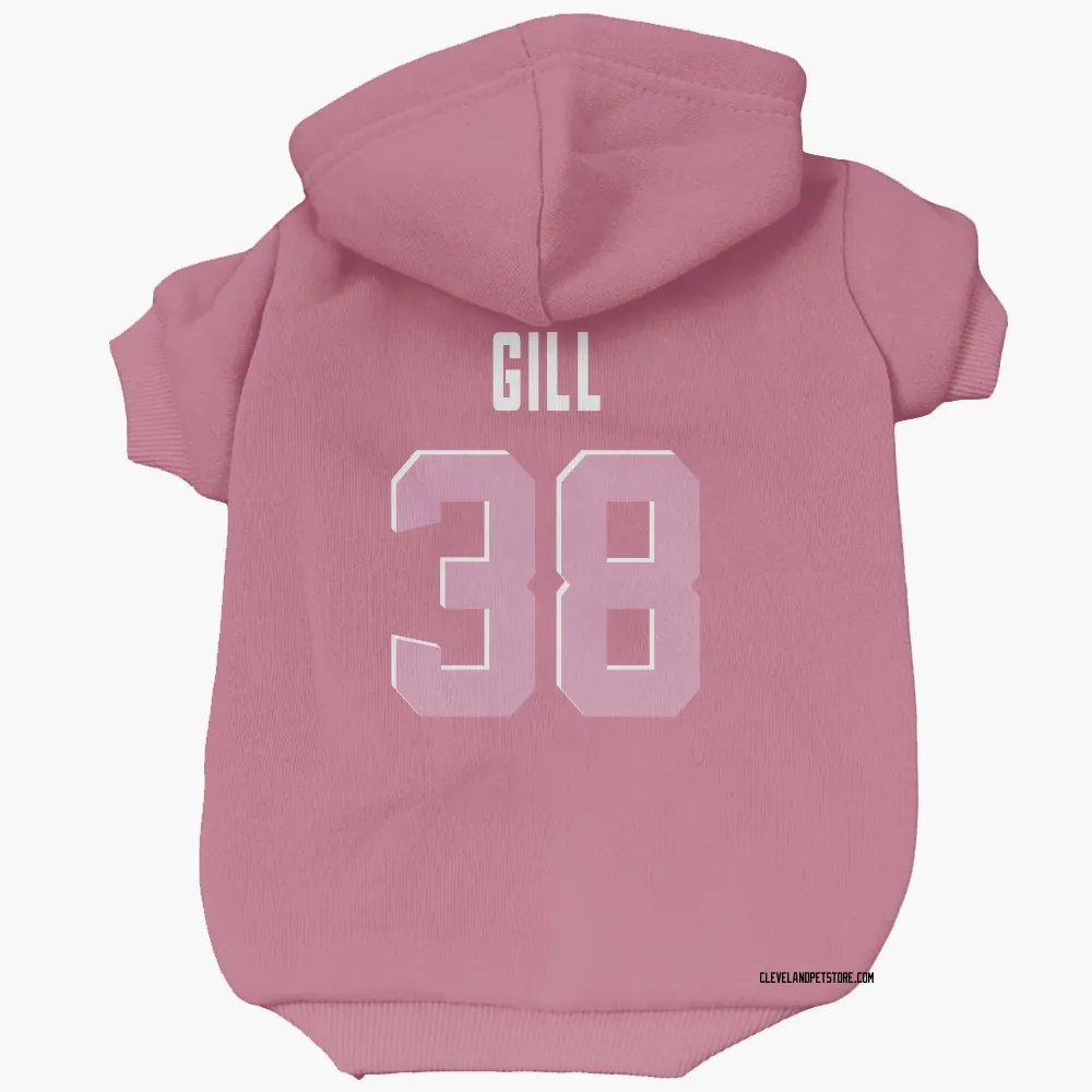Cleveland Browns Jaelen Gill Pink Pet Hoodie for Dog & Cat