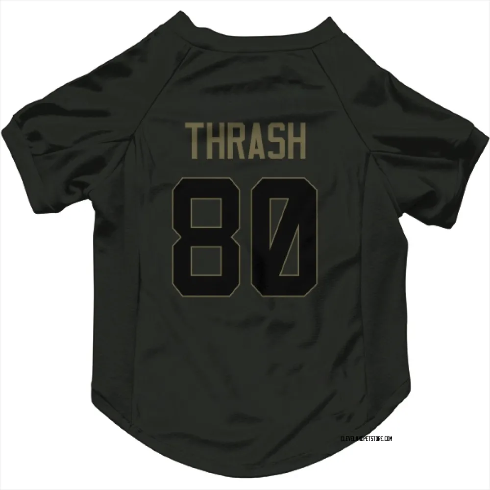 Cleveland Browns Jamari Thrash Black Service Pet Jersey for Dog & Cat