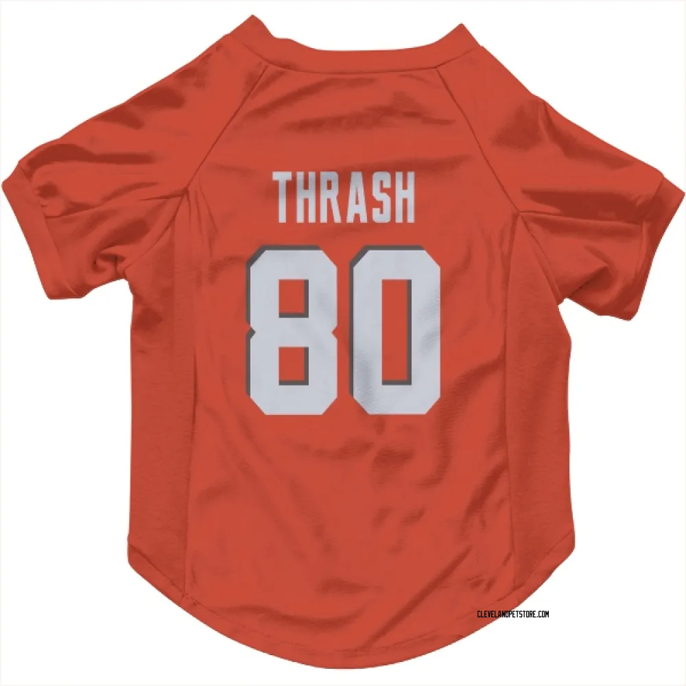 Cleveland Browns Jamari Thrash Orange Pet Jersey for Dog & Cat