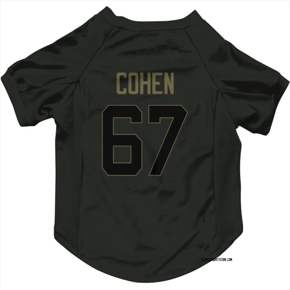 Cleveland Browns Javion Cohen Black Service Pet Jersey for Dog & Cat