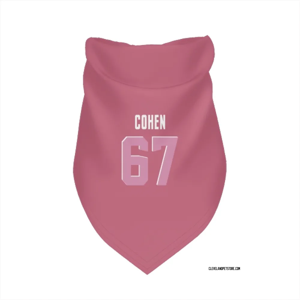 Cleveland Browns Javion Cohen Pink Pet Bandana for Dog & Cat