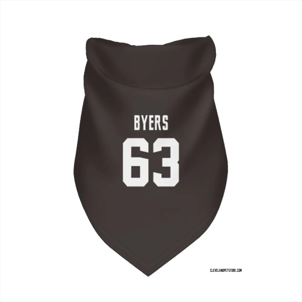 Cleveland Browns Jeremiah Byers Brown Pet Bandana for Dog & Cat