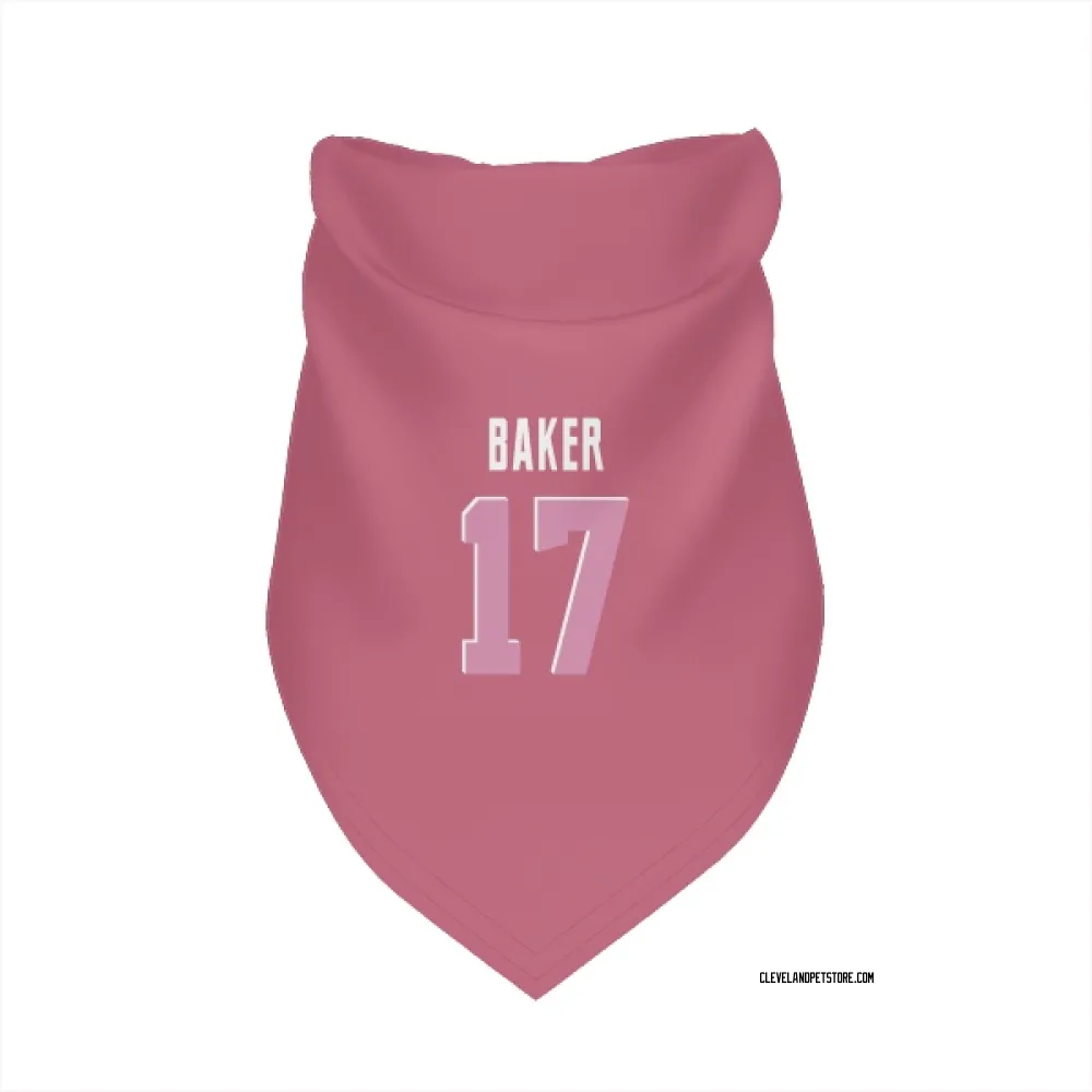 Cleveland Browns Jerome Baker Pink Pet Bandana for Dog & Cat