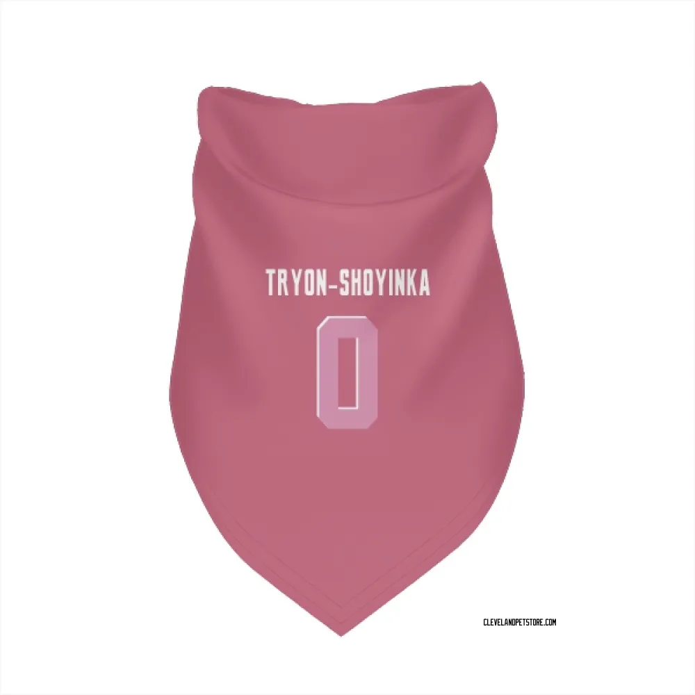 Cleveland Browns Joe Tryon-Shoyinka Pink Pet Bandana for Dog & Cat