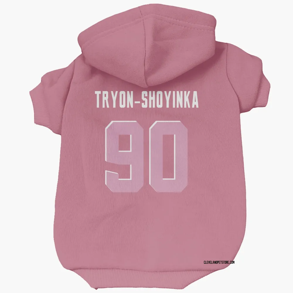 Cleveland Browns Joe Tryon-Shoyinka Pink Pet Hoodie for Dog & Cat