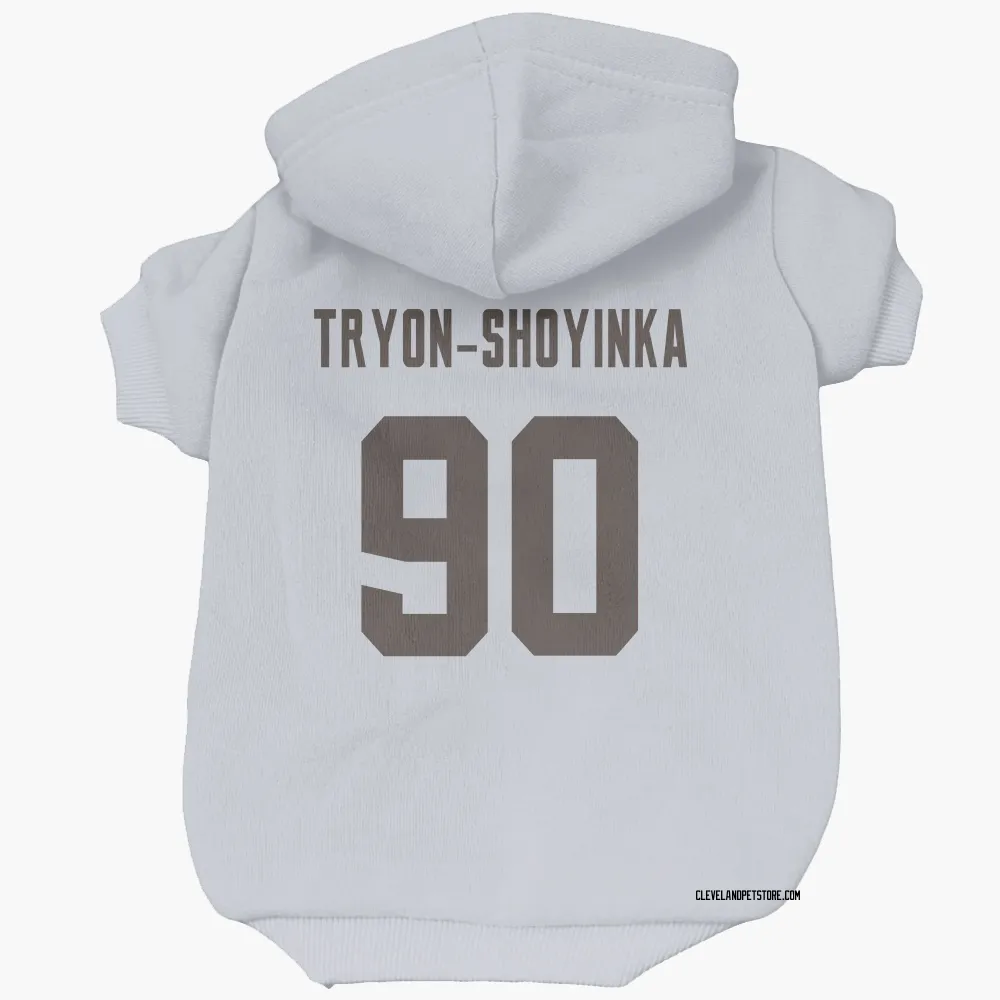 Cleveland Browns Joe Tryon-Shoyinka White Pet Hoodie for Dog & Cat