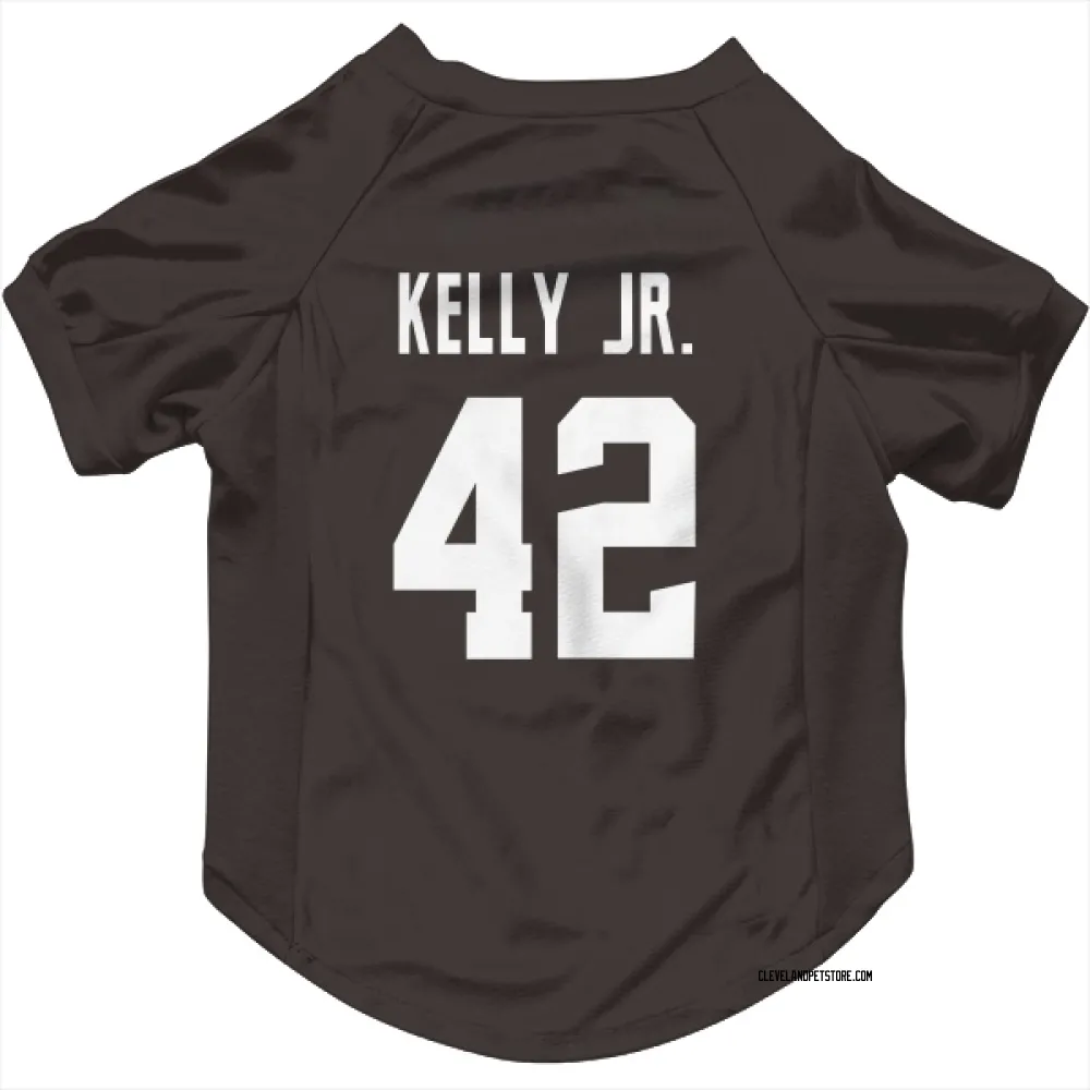 Cleveland Browns John Kelly Jr. Brown Pet Jersey for Dog & Cat