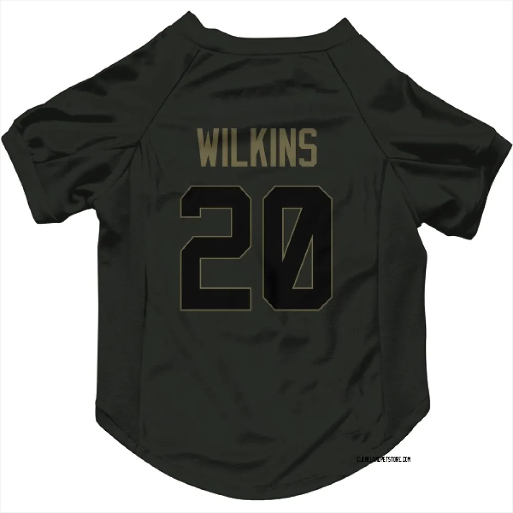 Cleveland Browns Jordan Wilkins Black Service Pet Jersey for Dog & Cat