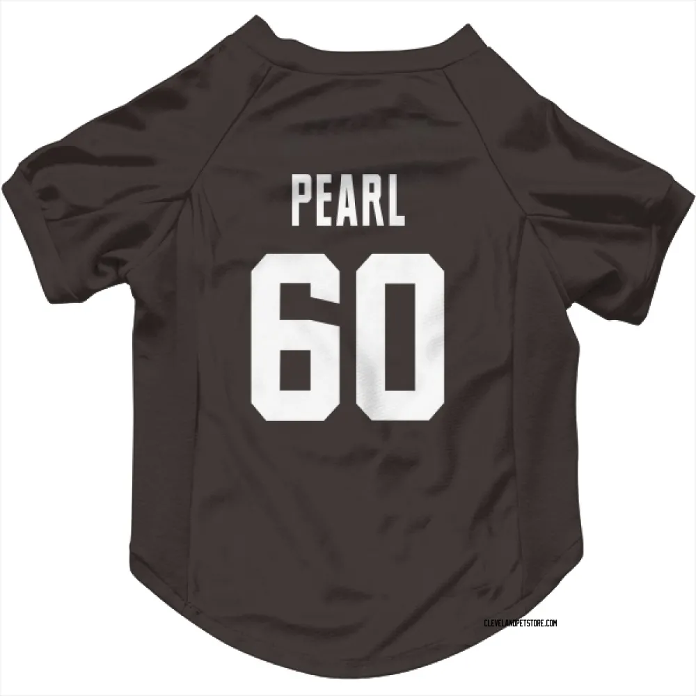 Cleveland Browns Julian Pearl Brown Pet Jersey for Dog & Cat