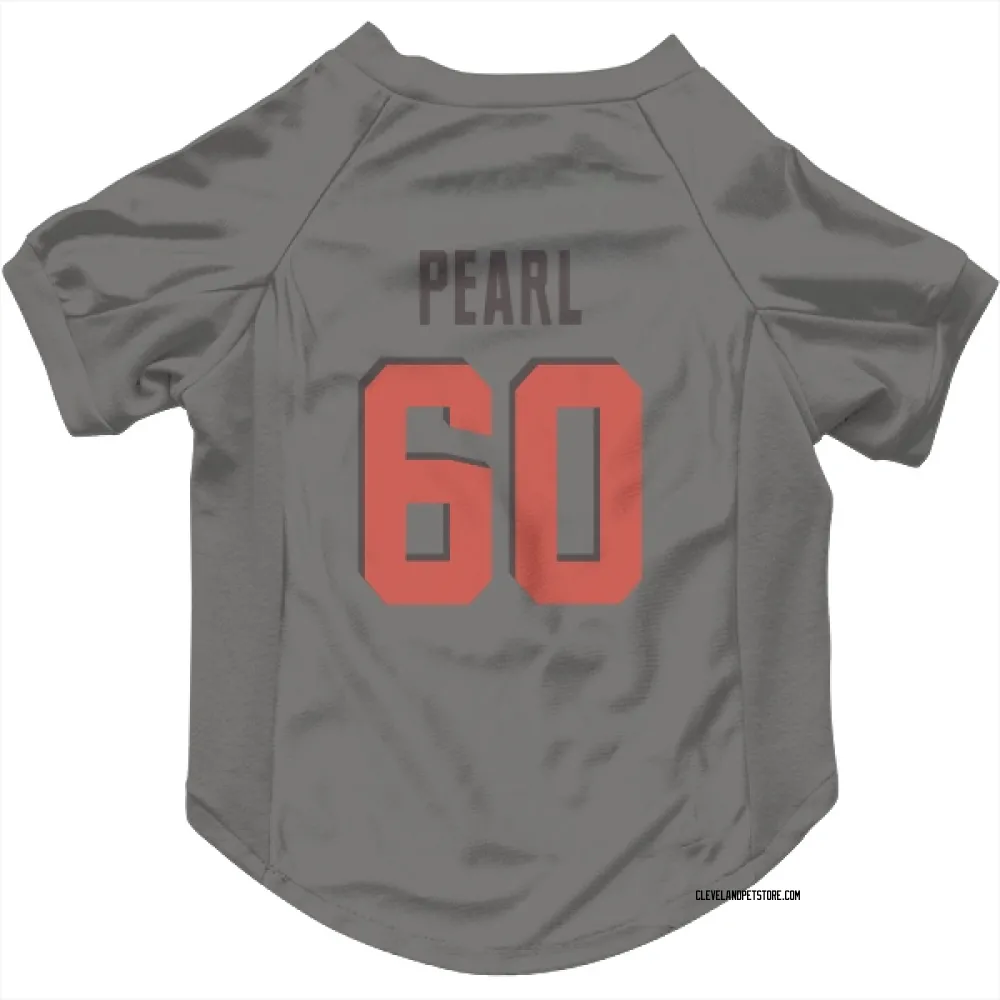 Cleveland Browns Julian Pearl Gray Pet Jersey for Dog & Cat