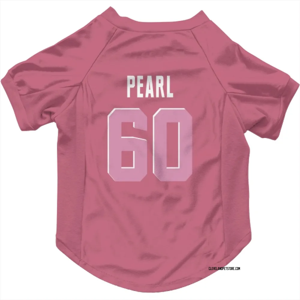 Cleveland Browns Julian Pearl Pink Pet Jersey for Dog & Cat