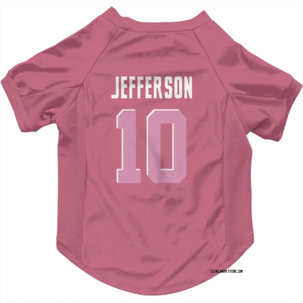 Cleveland Browns Justin Jefferson Pink Pet Jersey for Dog & Cat