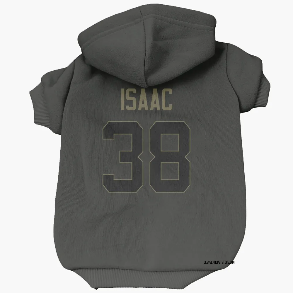 Cleveland Browns Keenan Isaac Black Service Pet Hoodie for Dog & Cat