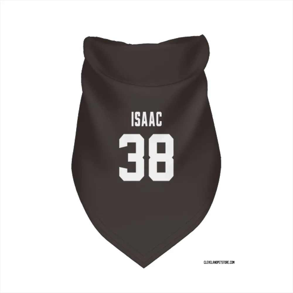 Cleveland Browns Keenan Isaac Brown Pet Bandana for Dog & Cat