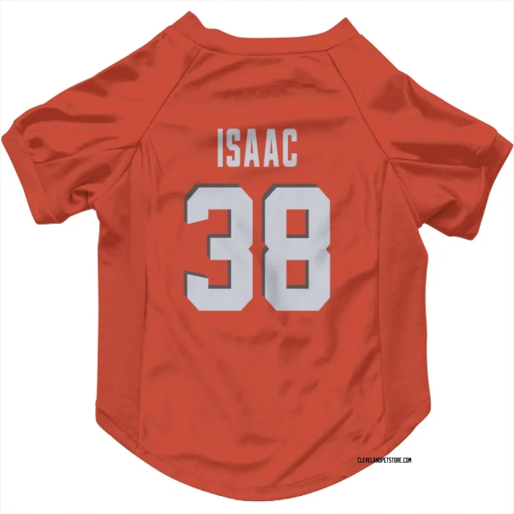 Cleveland Browns Keenan Isaac Orange Pet Jersey for Dog & Cat