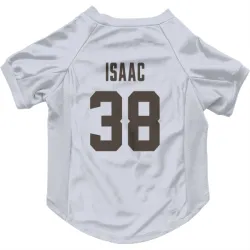 Cleveland Browns Keenan Isaac White Pet Jersey for Dog & Cat