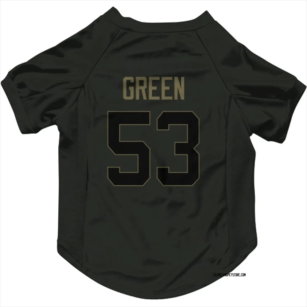 Cleveland Browns Kendrick Green Black Service Pet Jersey for Dog & Cat