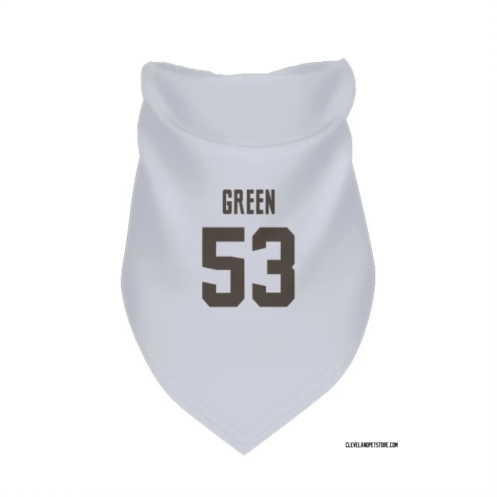 Cleveland Browns Kendrick Green White Pet Bandana for Dog & Cat
