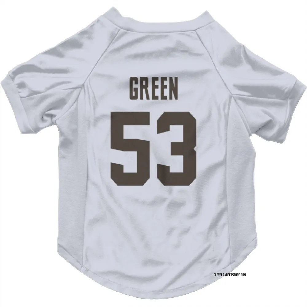 Cleveland Browns Kendrick Green White Pet Jersey for Dog & Cat