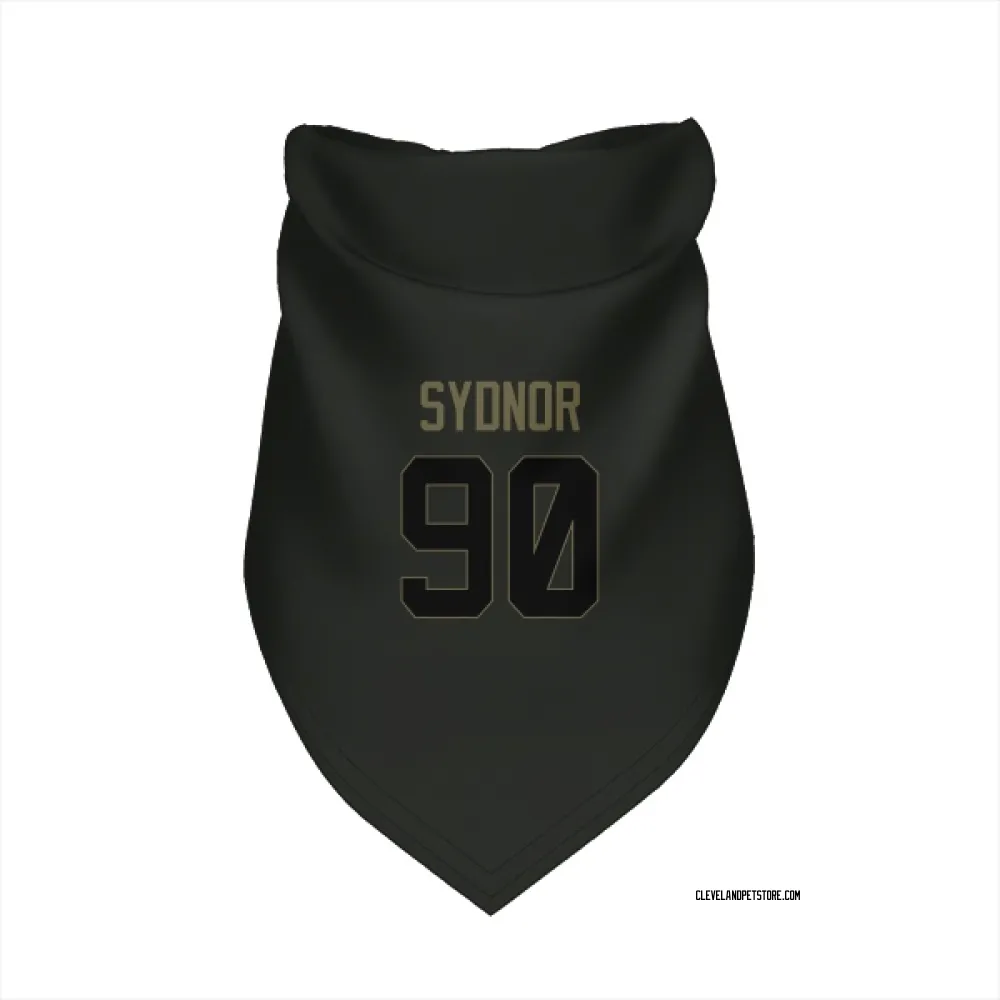 Cleveland Browns Khordae Sydnor Black Service Pet Bandana for Dog & Cat