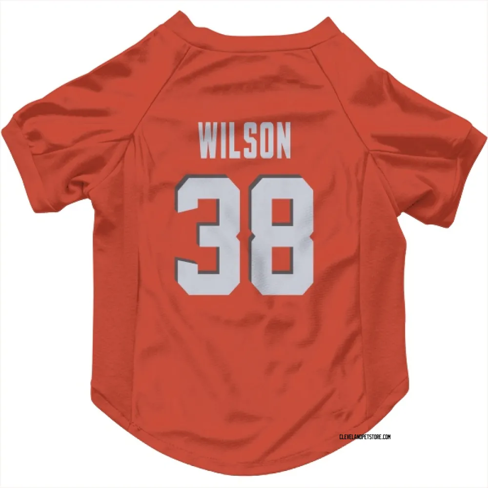 Cleveland Browns Kole Wilson Orange Pet Jersey for Dog & Cat