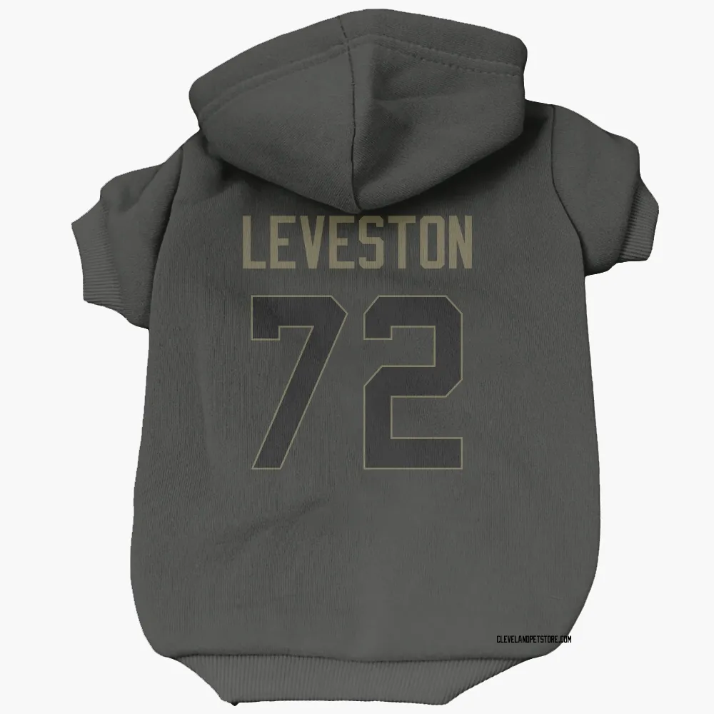 Cleveland Browns KT Leveston Black Service Pet Hoodie for Dog & Cat