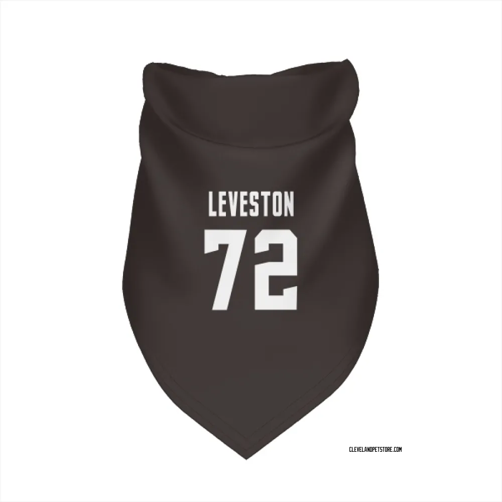 Cleveland Browns KT Leveston Brown Pet Bandana for Dog & Cat