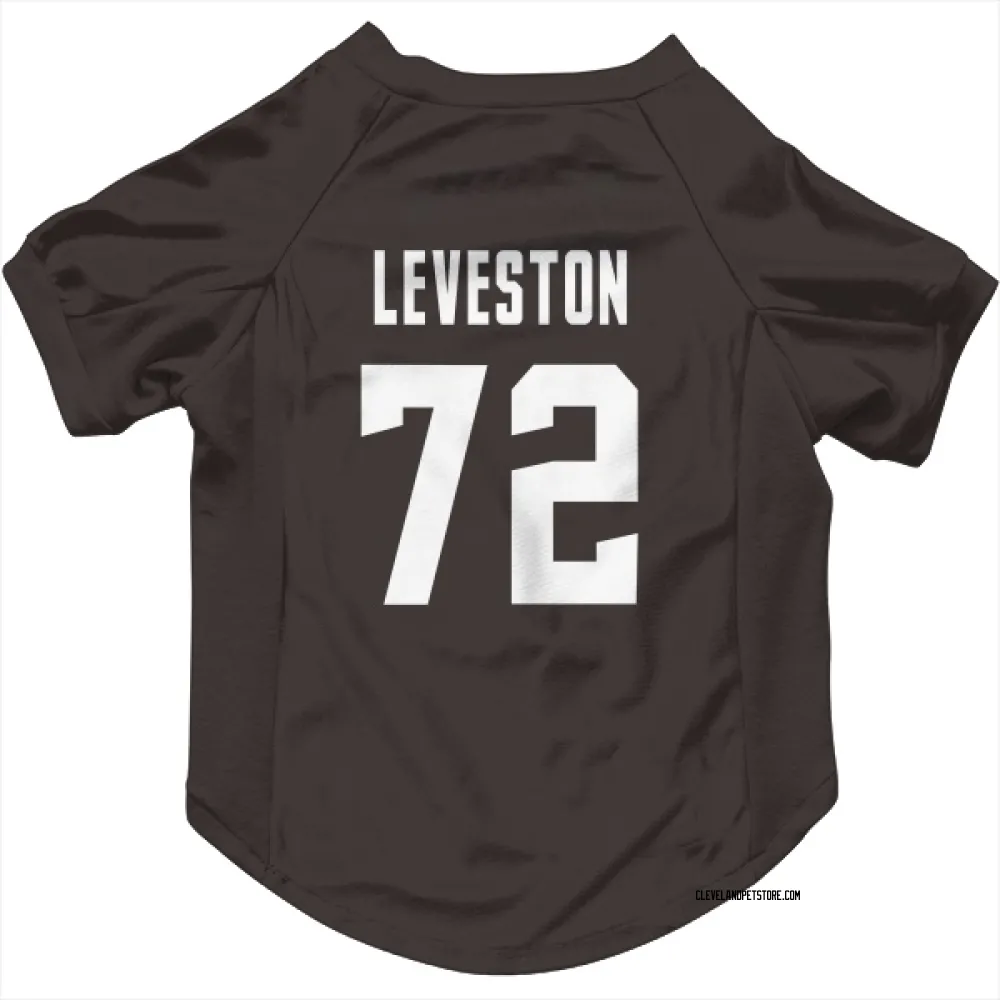 Cleveland Browns KT Leveston Brown Pet Jersey for Dog & Cat