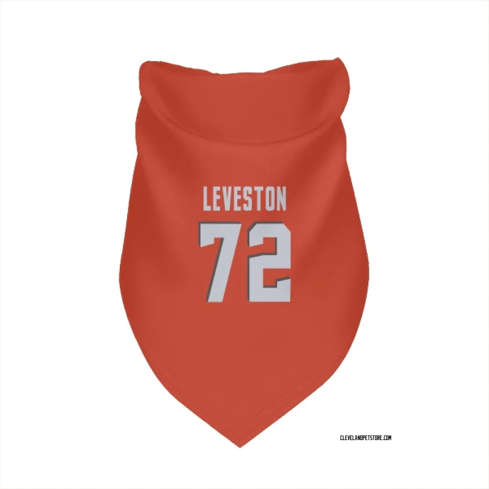 Cleveland Browns KT Leveston Orange Pet Bandana for Dog & Cat