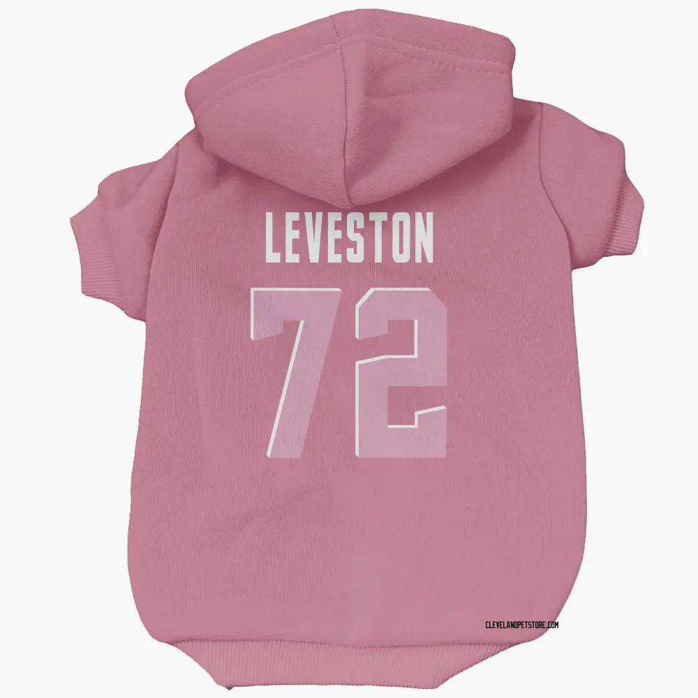 Cleveland Browns KT Leveston Pink Pet Hoodie for Dog & Cat