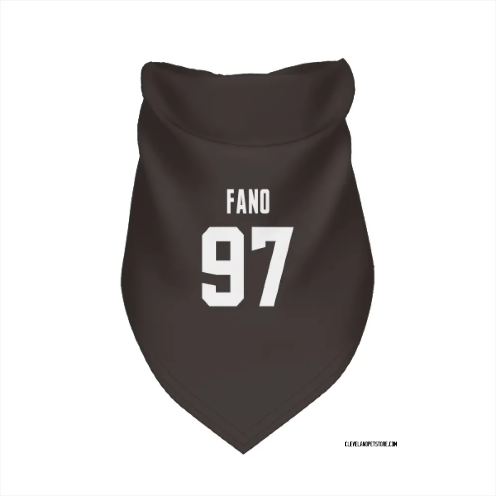 Cleveland Browns Logan Fano Brown Pet Bandana for Dog & Cat