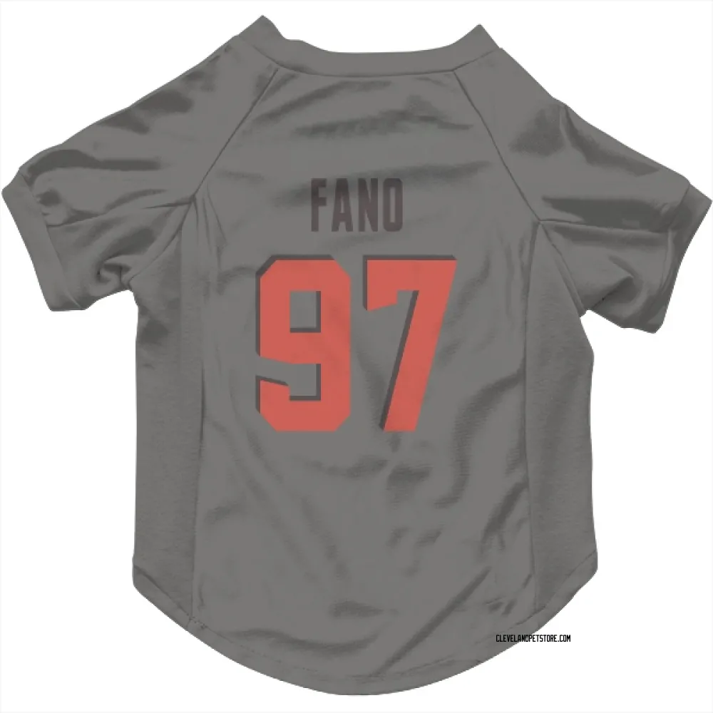 Cleveland Browns Logan Fano Gray Pet Jersey for Dog & Cat