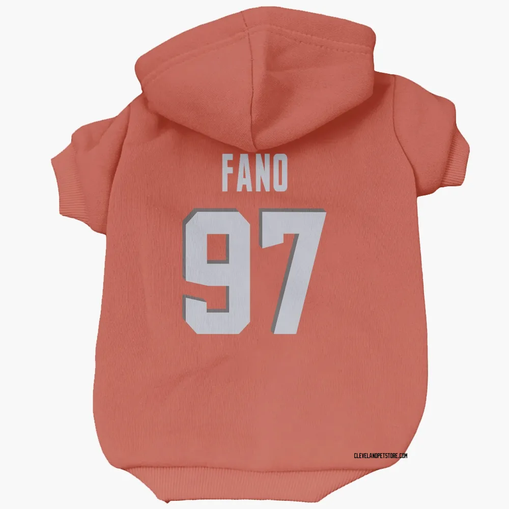 Cleveland Browns Logan Fano Orange Pet Hoodie for Dog & Cat