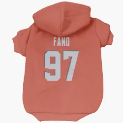 Cleveland Browns Logan Fano Orange Pet Hoodie for Dog & Cat