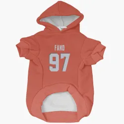 Cleveland Browns Logan Fano Orange Pet Hoodie for Dog & Cat
