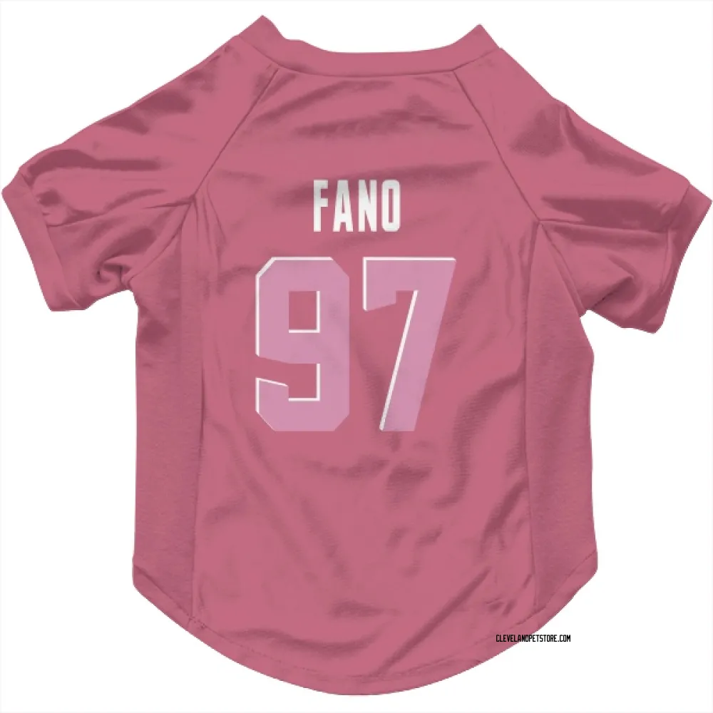 Cleveland Browns Logan Fano Pink Pet Jersey for Dog & Cat