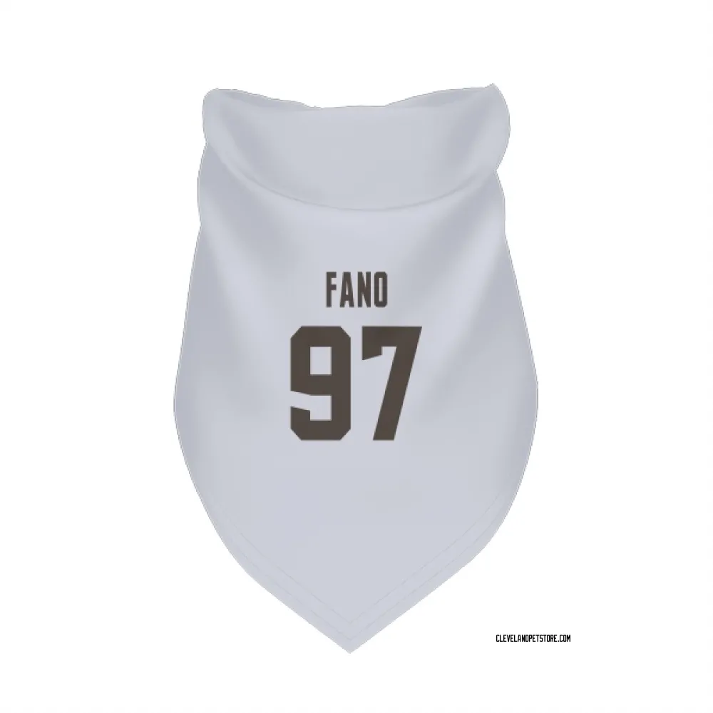 Cleveland Browns Logan Fano White Pet Bandana for Dog & Cat