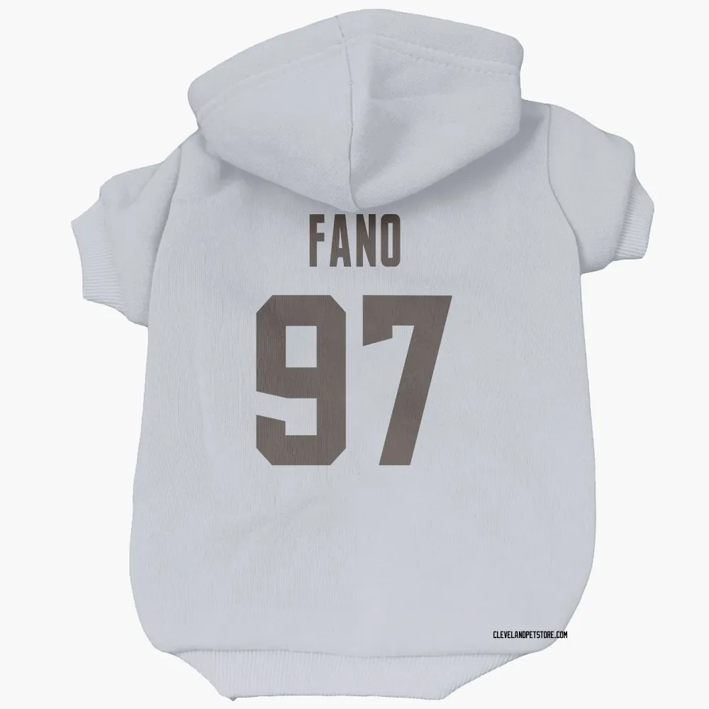 Cleveland Browns Logan Fano White Pet Hoodie for Dog & Cat