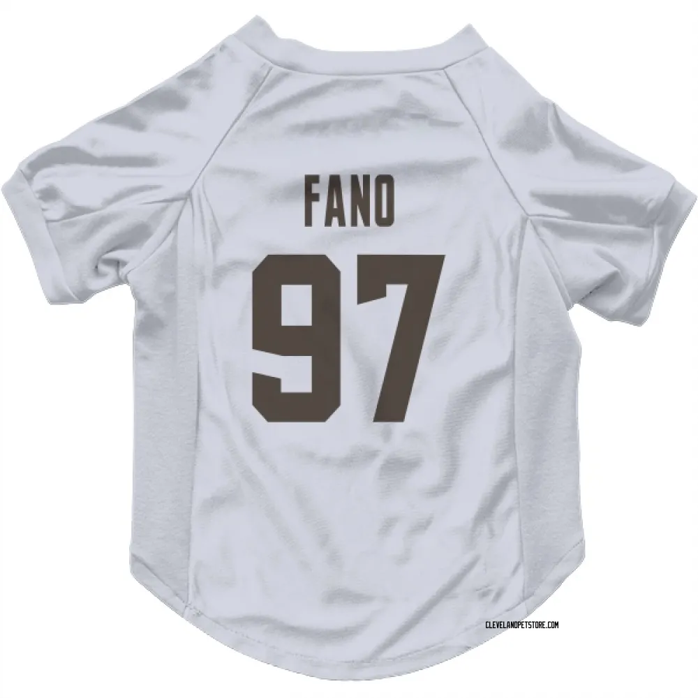Cleveland Browns Logan Fano White Pet Jersey for Dog & Cat