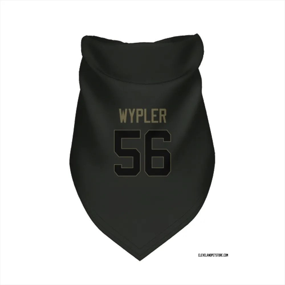 Cleveland Browns Luke Wypler Black Service Pet Bandana for Dog & Cat