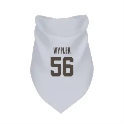Cleveland Browns Luke Wypler White Pet Bandana for Dog & Cat