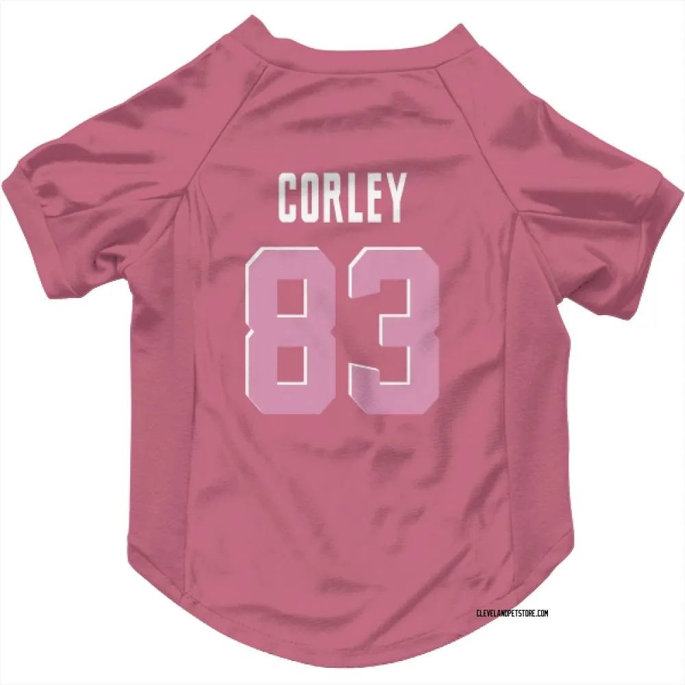 Cleveland Browns Malachi Corley Pink Pet Jersey for Dog & Cat