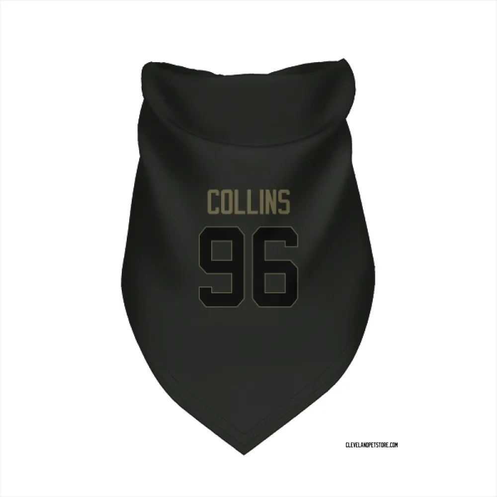 Cleveland Browns Maliek Collins Black Service Pet Bandana for Dog & Cat